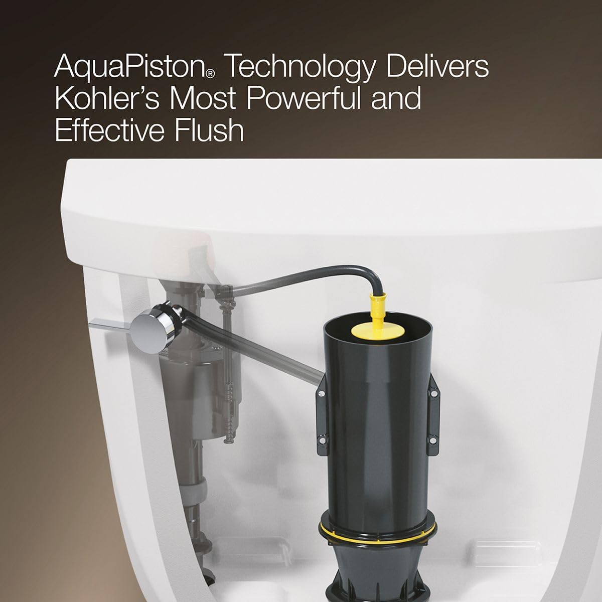 KOHLER Corbelle Tall Continuousclean Two-Piece Elongated Toilet With Skirted Trapway 1.28 Gpf