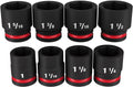 Milwaukee Electric - 8PC IMP Duty 3/4DR SAE STD 6-PT Socket Set