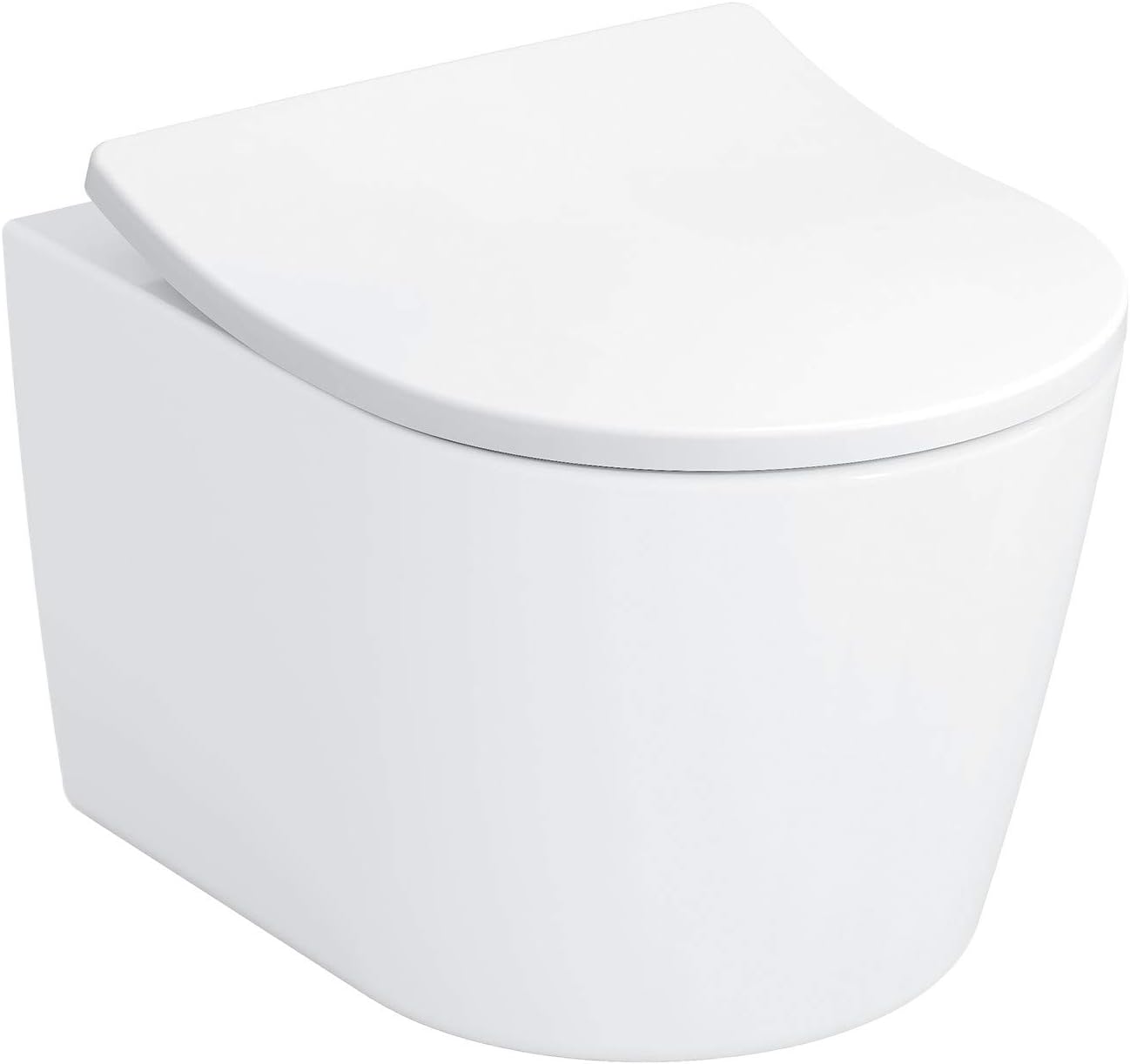 TOTO® RP® Compact Wall-Hung Elongated Toilet and DuoFit® In-Wall 0.9 and 1.6 GPF Tank System Copper Supply Line, Matte Silver - CWT427227CMFG#MS