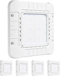 Parmida (4 Pack) LED Canopy Light, Wattage Selectable 200/250/300W, ETL, 0-10V Dimmable, 100-277VAC, IP65 Waterproof 5700K 16.5' x 16.5' Gas Station, Garage, Street, Outdoor Lighting, Commercial Grade