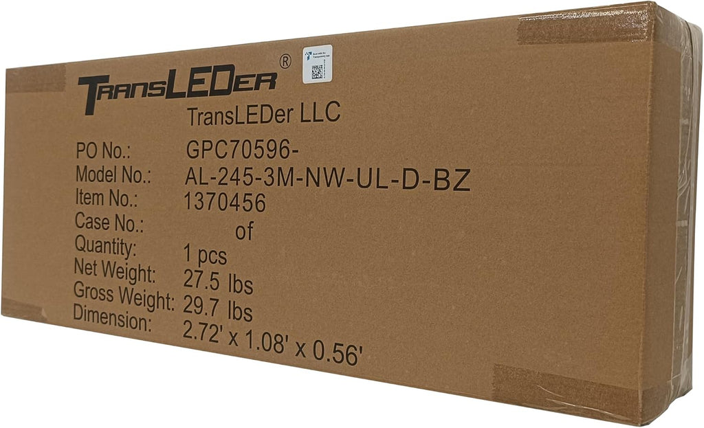 TransLEDer/245W LED Street Light/32500lm@4000K/Trusted Area Lighting Partner for U.S. Utilities