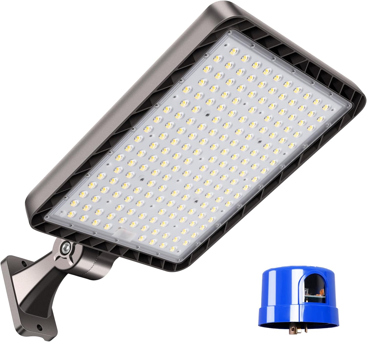 ledmo 480W LED Parking Lot Lights,Super Bright 72000LM for Large Area Lighting,IP65 Waterproof LED Street Light with Dusk to Dawn Adjustable Wall Mount Commercial Parking Lot Lights Outdoor