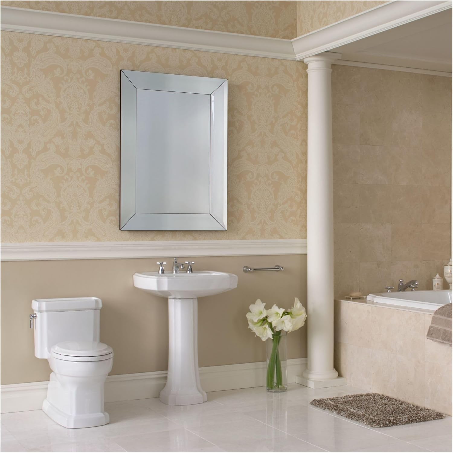 Eco Guinevere Decorative Toilet (Cotton White)