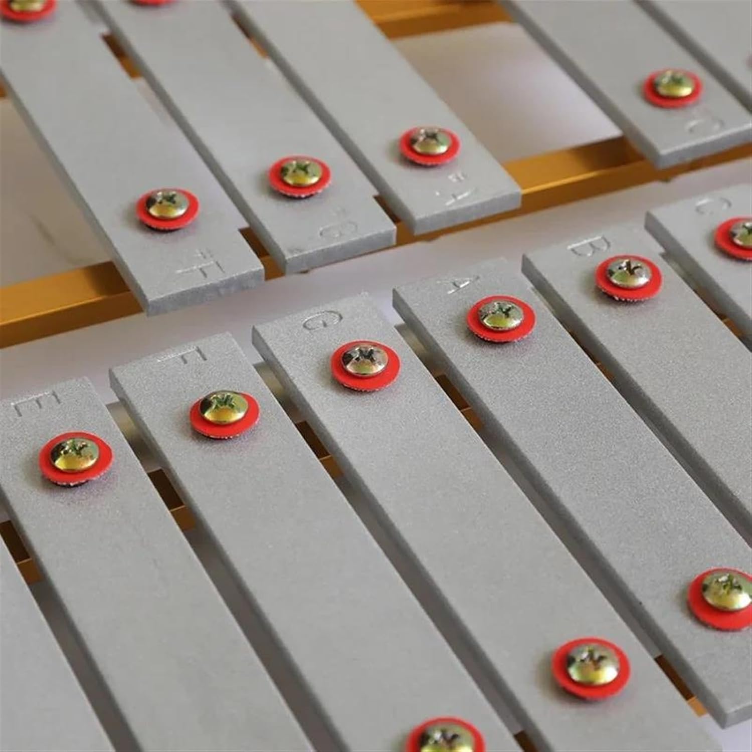 Glockenspiel For Beginner 27 Tone Aluminum Marching Xylophone Metal Bell Harp Glockenspiel Percussion Instrument
