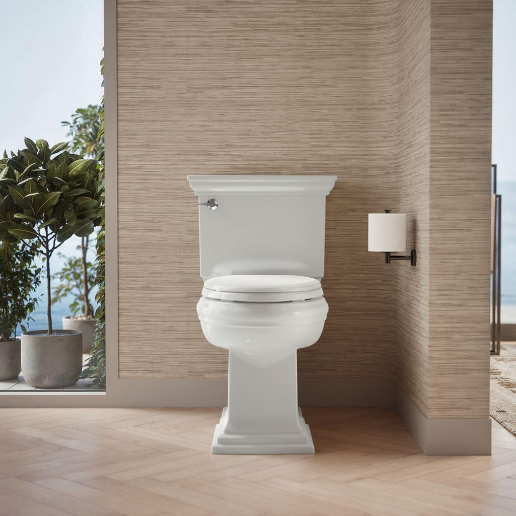 KOHLER Memoirs Stately Continuousclean St Two-Piece Elongated Toilet With Concealed Trapway, 1.28 Gpf