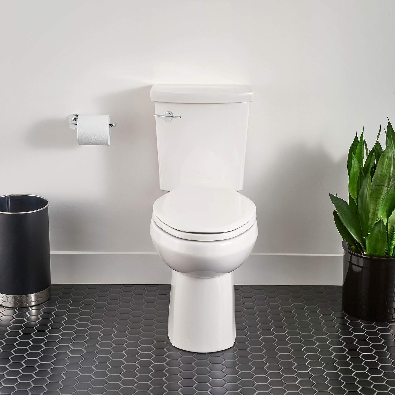 American Standard H2Option ADA Dual Flush Right Height Elongated Toilet - Left Hand Trip Lever