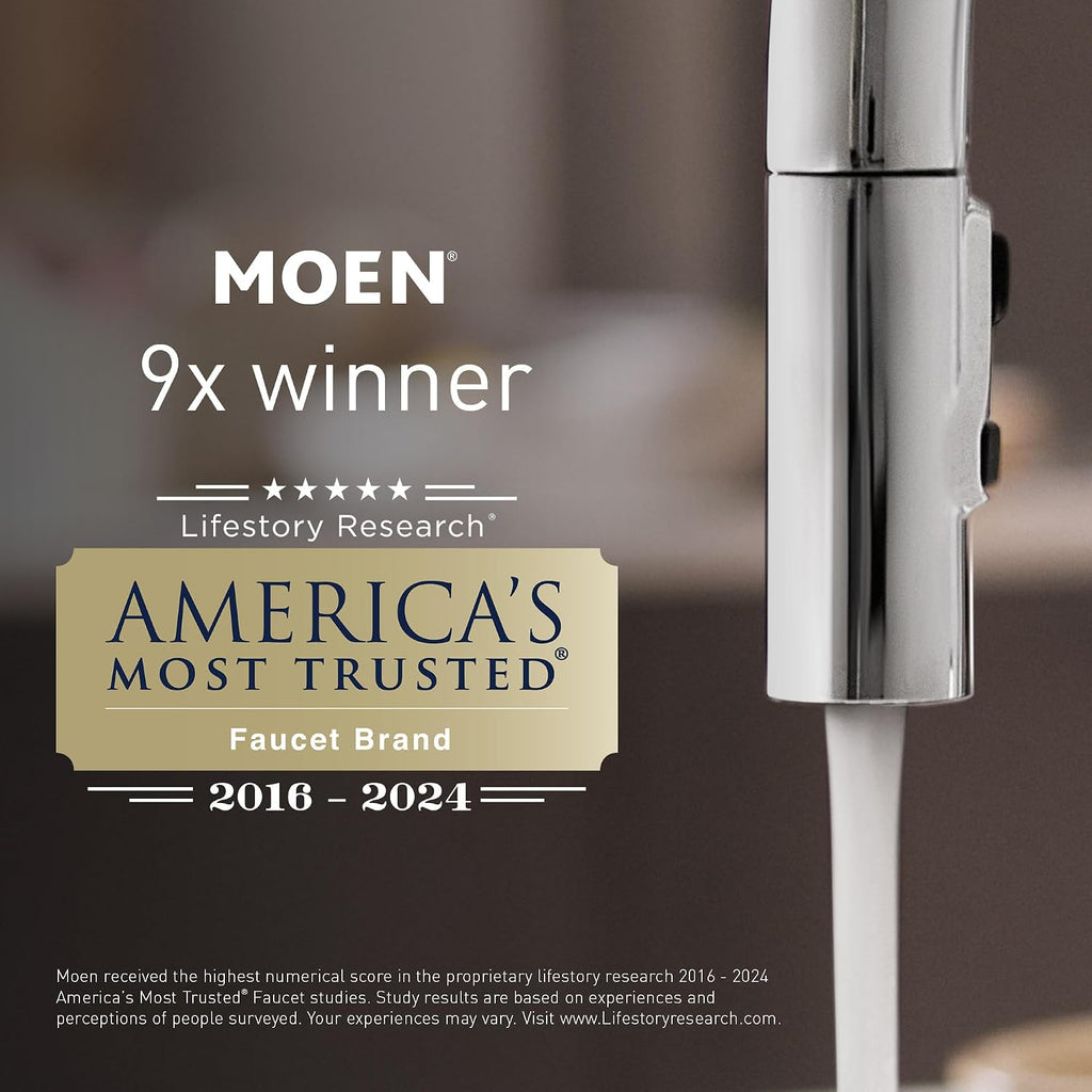 Moen T2139EPBN Eva Posi-Temp Eco-Performance Tub and Shower Trim Kit, Valve Required, Brushed Nickel