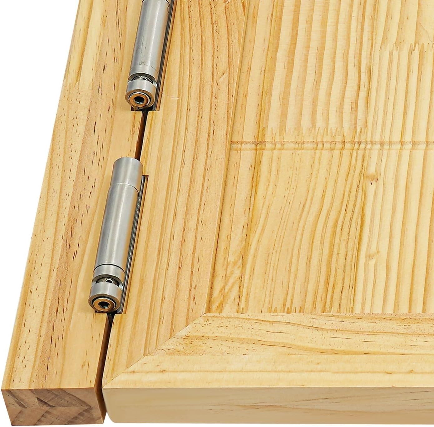 Cafe Swinging Doors,Wood Interior Saloon Half Partition Swing Door with 3 Hinges for House Kitchen Shop Entrance Pub Porch(23.6x35.4in-Wood)