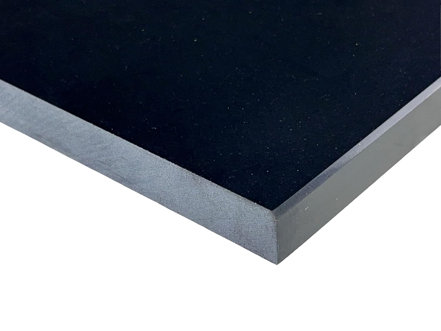 Super Black Engineered Marble Threshold for Shower Curb, Bathroom Vanity Backsplash, Window Sill, Door Transitions (6' x 48')