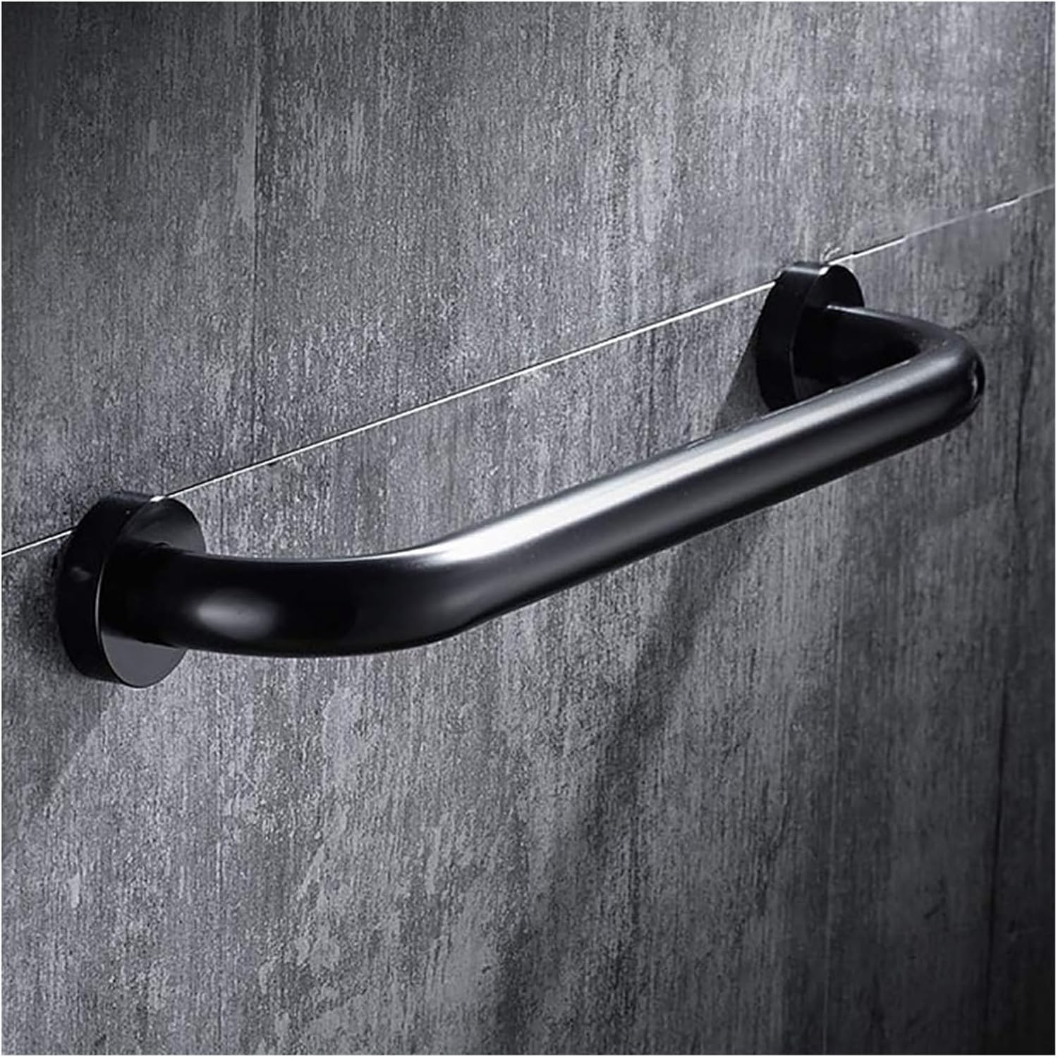 Grab Bars,Bathroom Safety Handrail Anti-Slip Wall Mount Space Aluminum Shower Bars Towel Rack Fit Bathtub Bathroom Kitchen Stairway Use (Blanc-30cm