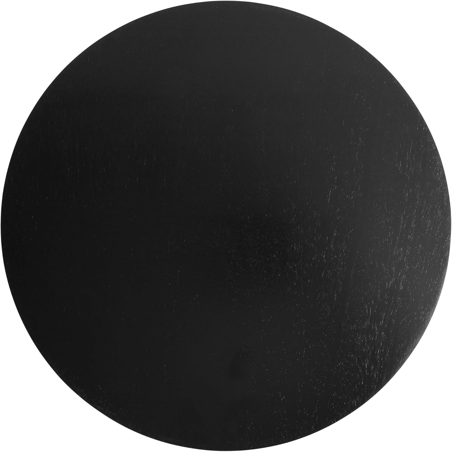 Kate and Laurel Jakob Modern Wooden Round Side Table; 12 x 24; Black; Circle Pedestal Table for Use as Bedroom Nightstand; Indoor Plant Stand; or Decorative Living Room Table