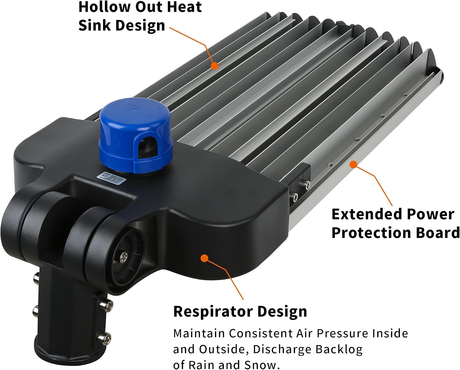 600W LED Parking Lot Lights, 60000LM 6000K with Dust to Dawn Photocell Sensor Slip Fitter, Outdoor Commercial Area Lighting Street Flood Security Light for Shop Yard Roadways
