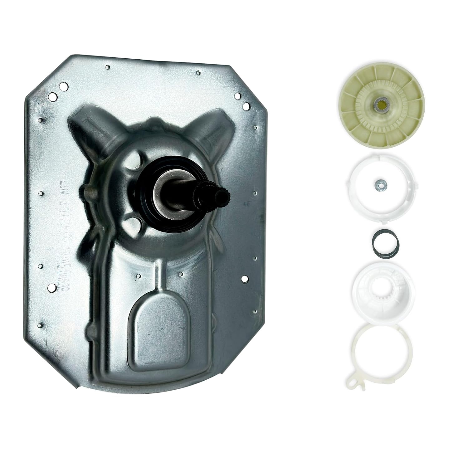 W11454734 Washer Gear Case Replaces AP6993915, W11035751, W10771760, W10006481, W10870913 (Transmission) Works with Maytag Whirlpool Kenmore Crosley, Shaft 4 3/8 in Seal 3.2in and W10721967 Cam Kit