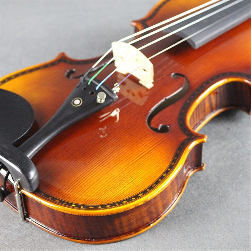 TSTS All Handmade Luodian Pattern Violin Adult Professional 4/4 Size Violin Musical Instrument Adults Violins