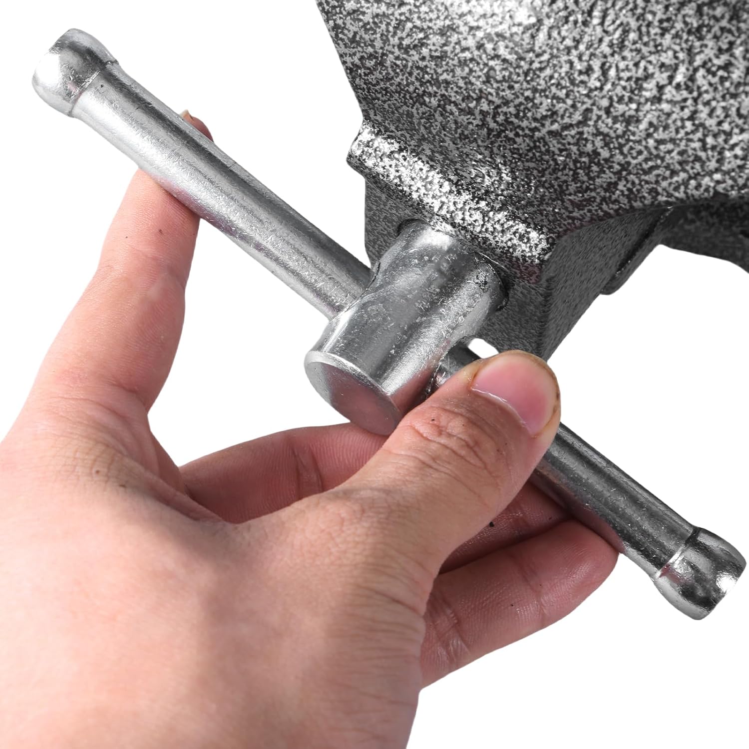 Benches Vise with Anvils Swivels Locking Base Securely Grip Tabletops Clamp 6Inch Heavy Duty Benches Vises Tool Easy to
