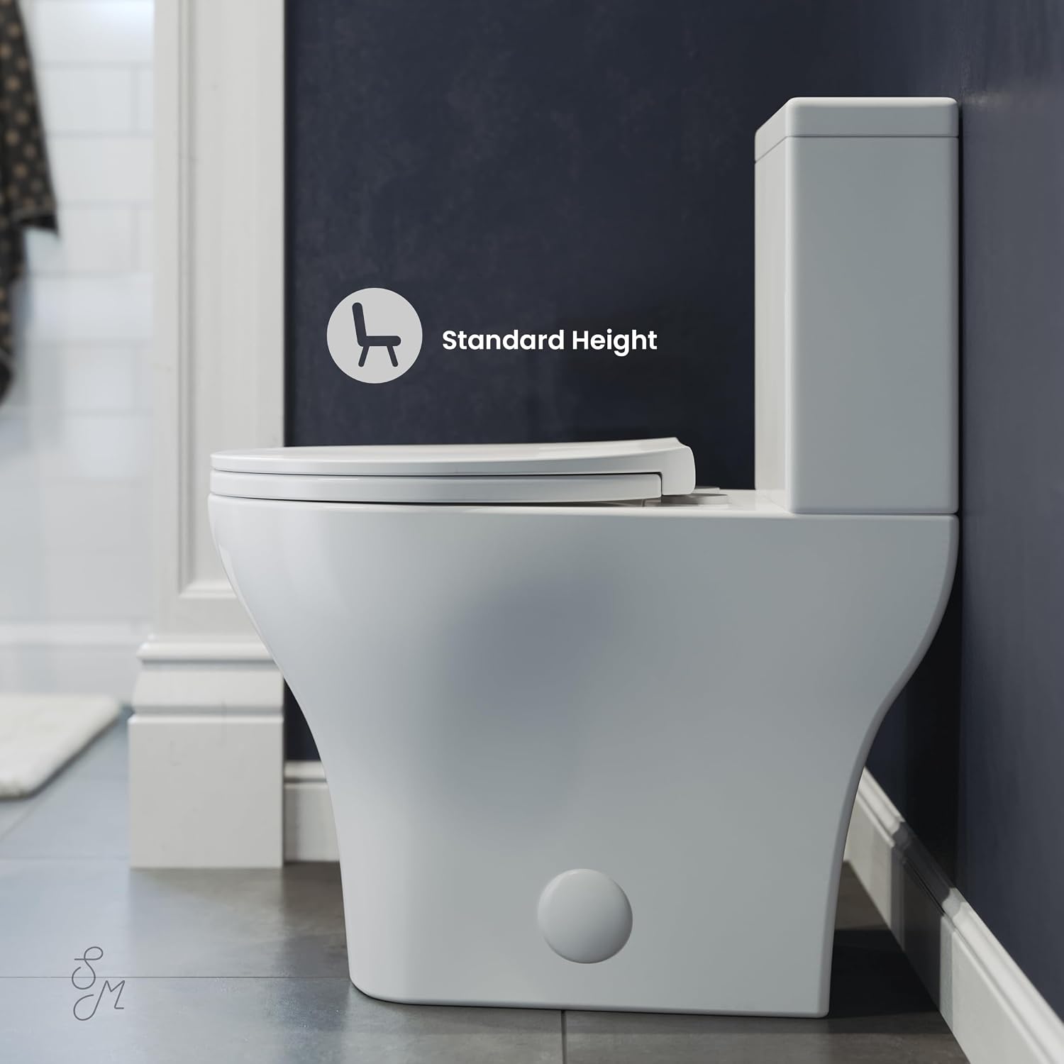 Swiss Madison SM-2T257 Sublime II Compact Two Piece Toilet