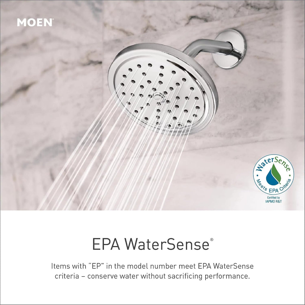 Moen UT2232EP Eva Collection M-CORE 2-Series 1-Handle Shower Trim Kit, Valve Required, Chrome