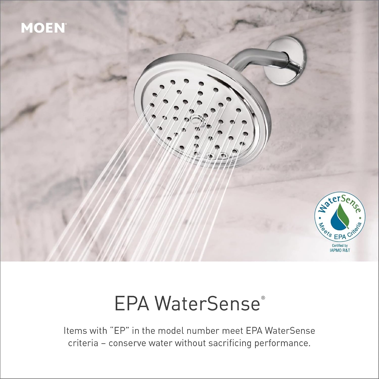 Moen UT2232EP Eva Collection M-CORE 2-Series 1-Handle Shower Trim Kit, Valve Required, Chrome