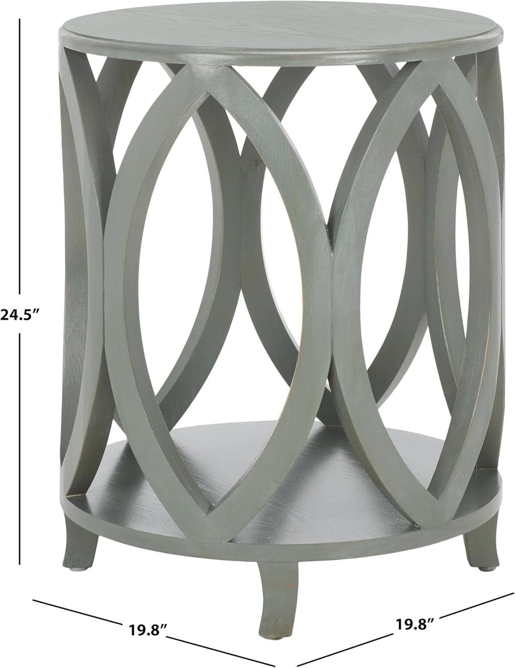 Safavieh American Homes Collection Janika French Grey Accent Table