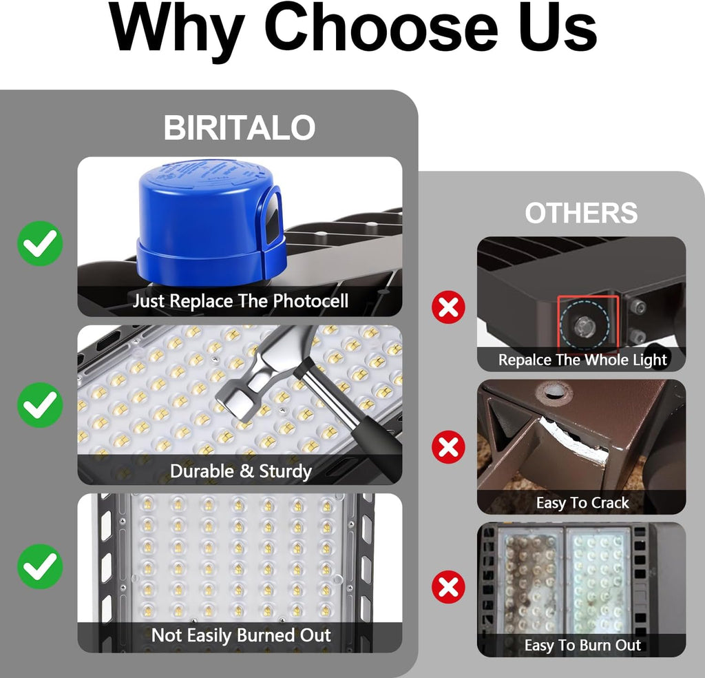 240W Parking Lot Light LED, 36000LM Dusk to Dawn Wall Mount 4Pack | 5000K IP65 Watreproof, 180° Adjustable Bracket, 100-277V Commercial Outdoor Security Light for Warehouse, Barn, Driveway