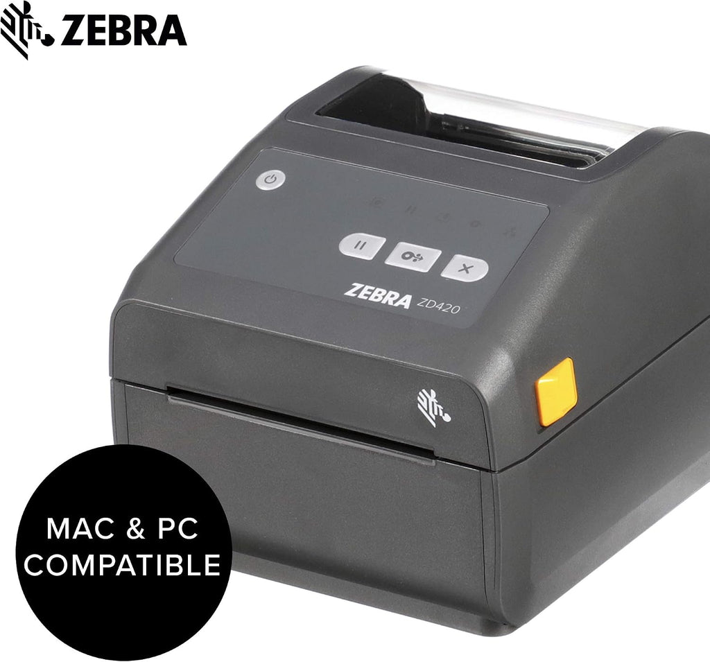 ZEBRA ZD420d Direct Thermal Desktop Printer 203 dpi Print Width 4 in USB ZD42042-D01000EZ