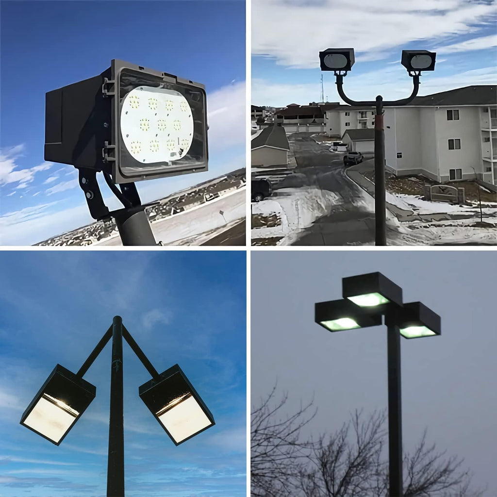 OSTEK 150W LED Shoebox Retrofit Kit, 20250LM 5000K Daylight, E39 Mogul Base, Replace 600W MH/HPS/HID, LED Retrofit Light for for Parking Lot, Street Light, Area Lighting
