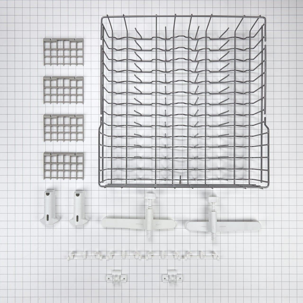 US-Based Supplier - W11169039 Upper Dishrack Assembly - Compatible With Amana Crosley Estate Inglis Kenmore Magic Chef Maytag Roper Whirlpool Dishwasher - Replaces W10300725 W10779821 W10826746