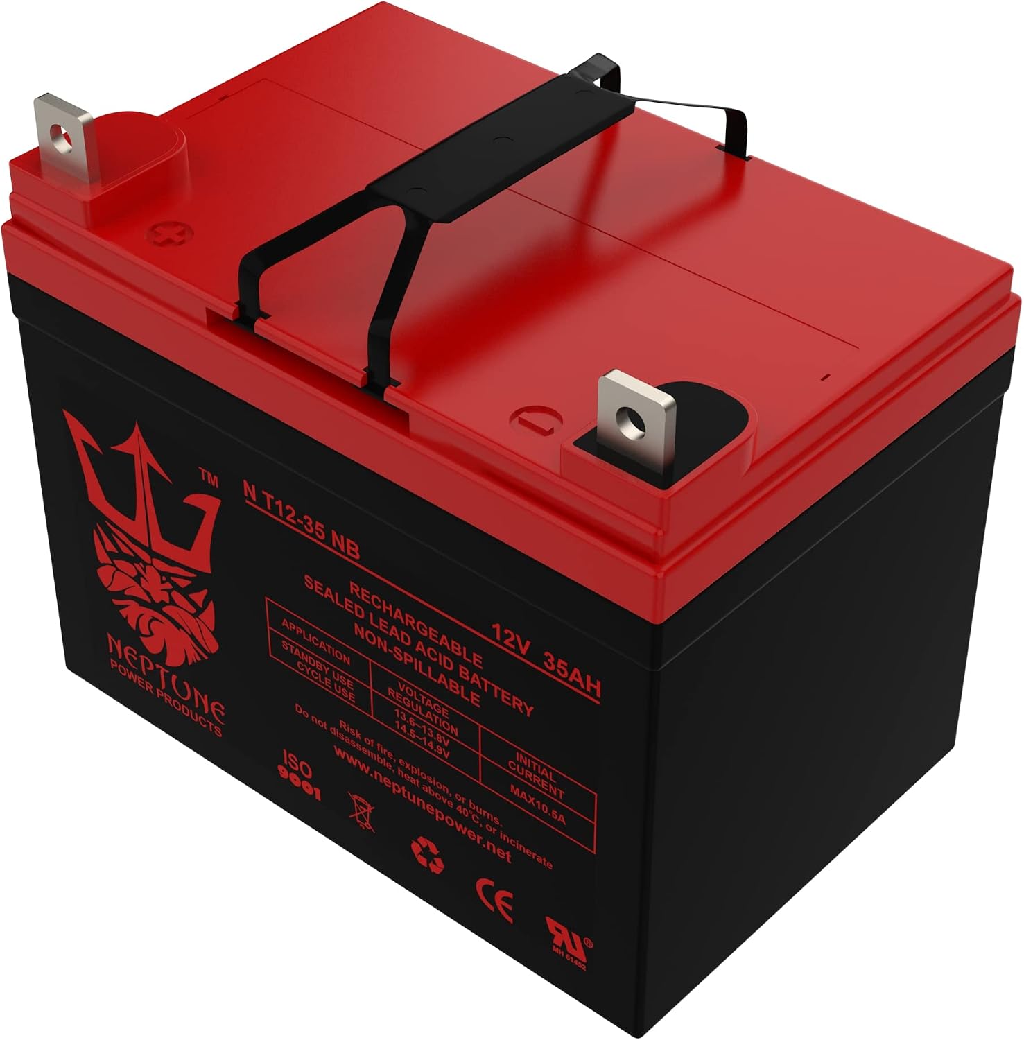 Neptune 12V 35AH Compatible Battery for Jazzy Select GT Power Chair Scooter - 2 Pack