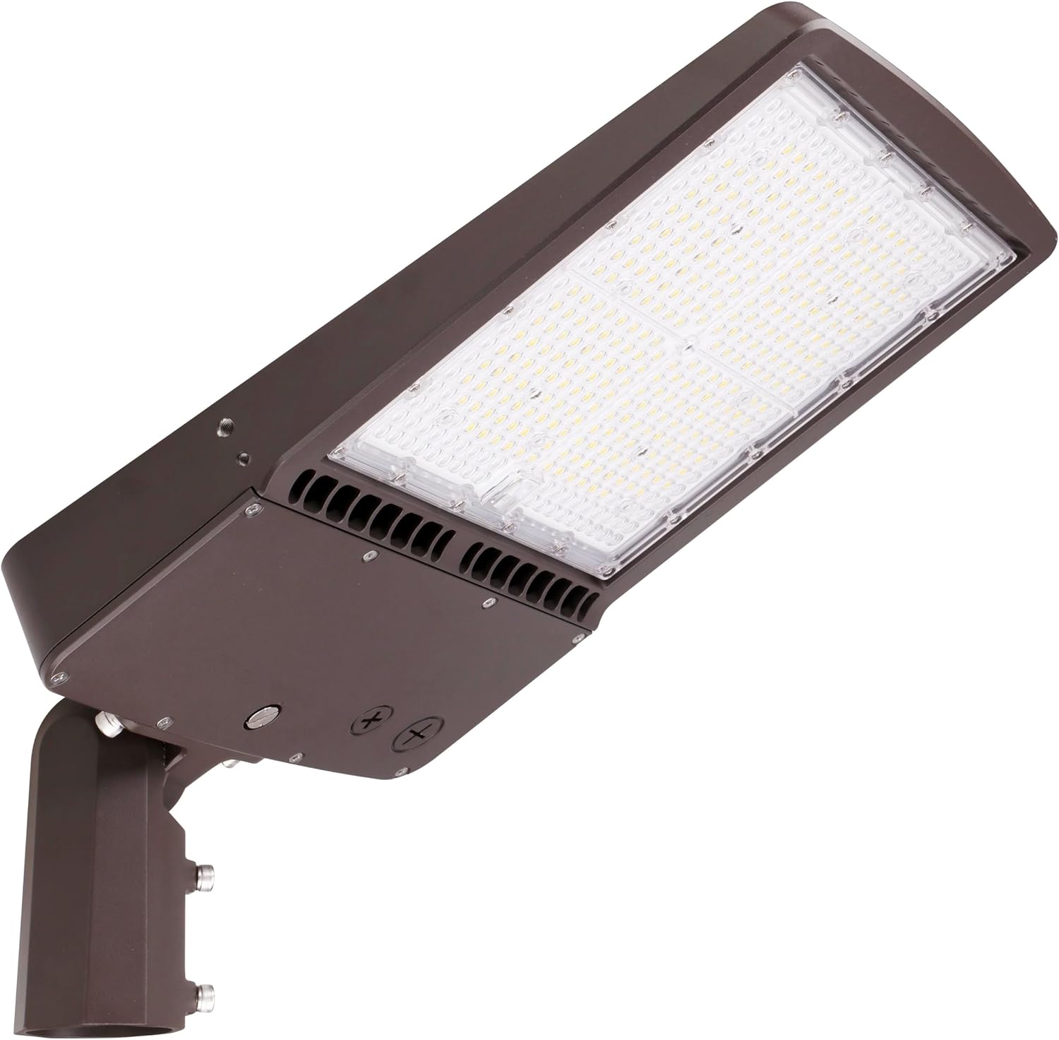 OSTEK 300W LED Parking Lot Light, 42,000LM 5700K Super Bright LED Shoebox Pole Light, 1000W MH Equivalent, Slip Fitter Mount for Commercial Area Lighting, 120-277V AC