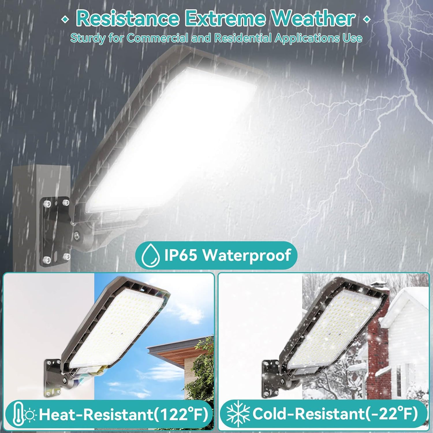 HiBay Dusk to Dawn LED Parking Lot Flood Light Outdoor, 240W 200W 180W 3CCT 38400LM Commercial Street Area Lighting 160LM/W, IP65 Photocell Security Shoebox Light,Wall or Pole Mount, 100-277V, ETL