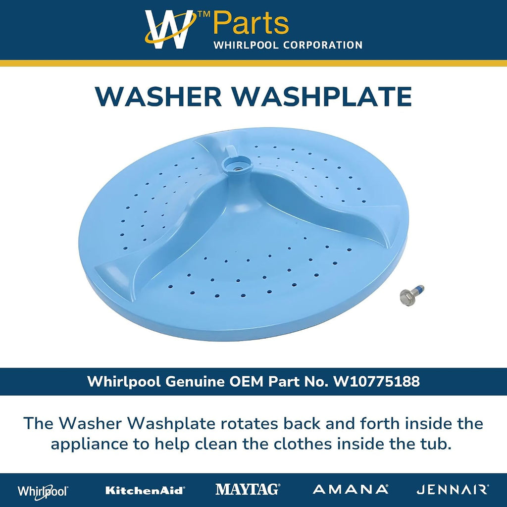Whirlpool W10775188 OEM Washer Washplate