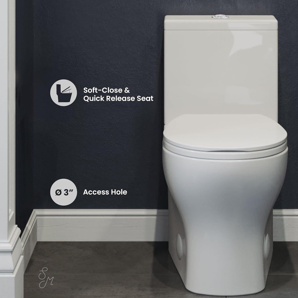 Swiss Madison SM-2T257 Sublime II Compact Two Piece Toilet