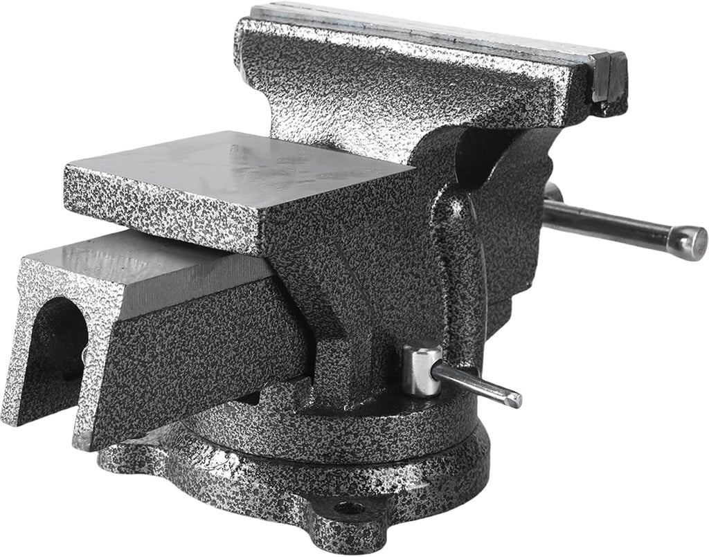 Pump Accessories Benches Vise with Anvils Swivels Locking Base Securely Grip Tabletops Clamp 6Inch Heavy Duty Benches Vises Tool Easy to
