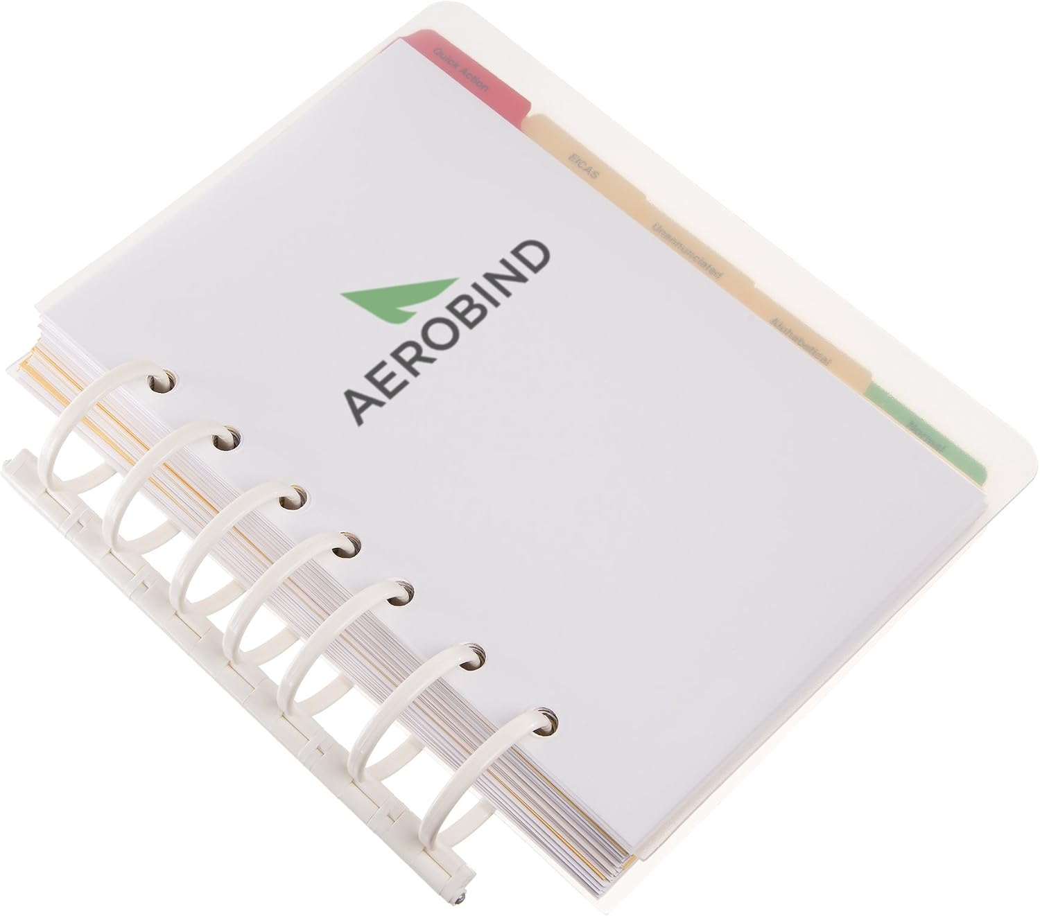 7 Ring Aerobinder II QRH Binder - 2 Inch Pilot Checklist Binder from Aerobind - 50 Per Pack