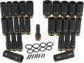 Klutch 1/2in.-Drive Deep Impact Socket Set, SAE + Metric, Chrome Molybdenum, 29-Pc.