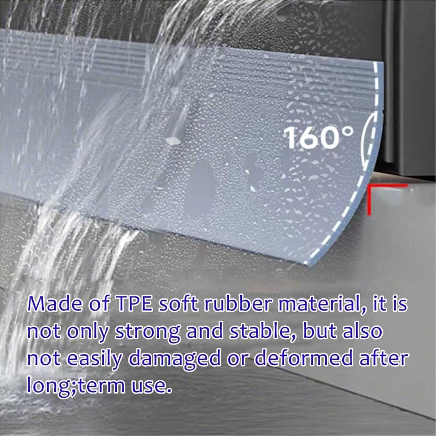 Black House Window Rain Guards Mount, 1 2 4 6 8 10 18 20 Pcs Outer Casement Rainy Guards for Sills Doors Stops, Self-Adhesive Window Rain rs Cuttable(10 pcs,Width 90mm)