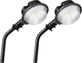 SKYWORLD 2Pcs LED Barn Light, 100W 10000LM Dusk to Dawn Outdoor Lights with Mounting Arm, Adjustable Photocell, IP66 Waterproof Outside Security Lighting for Yard Garage Warehouse Area Street Light