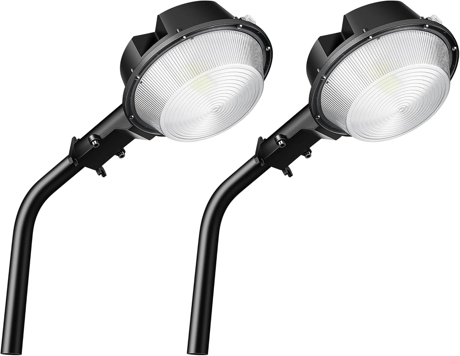 SKYWORLD 2Pcs LED Barn Light, 100W 10000LM Dusk to Dawn Outdoor Lights with Mounting Arm, Adjustable Photocell, IP66 Waterproof Outside Security Lighting for Yard Garage Warehouse Area Street Light