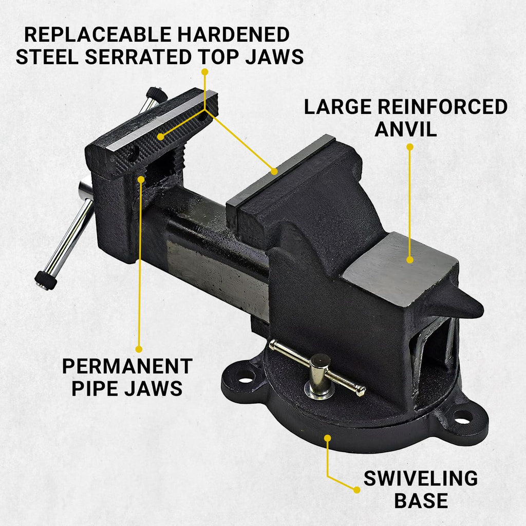 Yost Vises 905-AS 5' Heavy Duty Steel Bench Vise