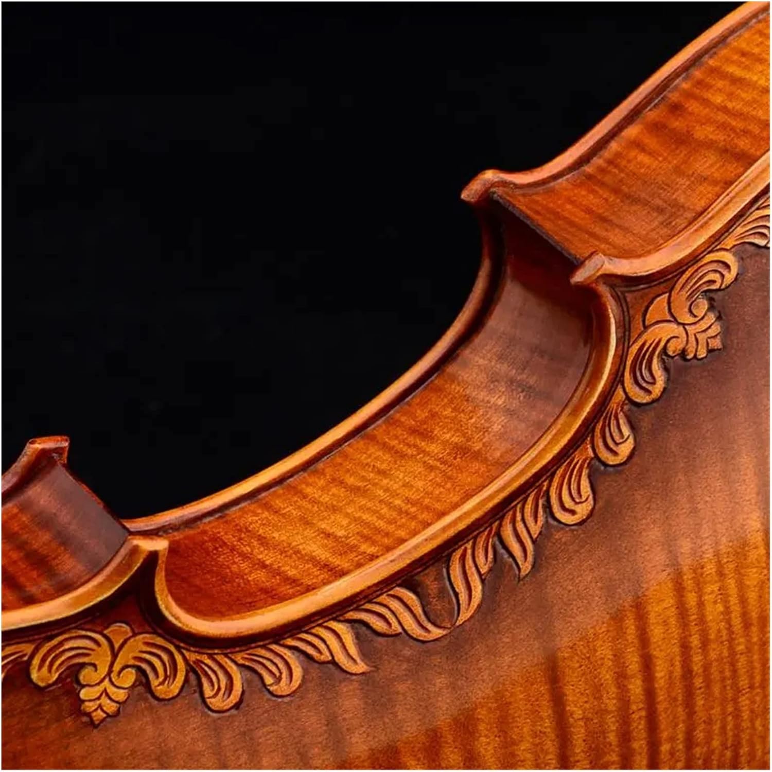 TSTS Handcarved Violin Professional Beginner Children's Performance Type Handmade Violin Musical Instrument Adults Violins (Color : 3/4)