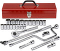 STANLEY Proto J54124 26 Piece 12 Point 1/2' Drive Socket Set