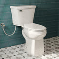 Pressure Assisted Toilet with 18.8' Comfort Tall Height, Los Flexi Two Piece Toilet With Powerful Flush, ADA & Elongated Bowl, 1.0 GPF Water Saving Siphon Flush, 12' Rough-In & Easy Installation