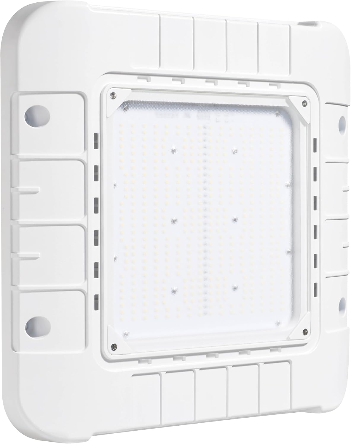 Parmida LED Canopy Light, Wattage Selectable (200/250/300W), ETL, 0-10V Dimmable, 100-277VAC, IP65 Waterproof, 5700K, 16.5' x 16.5', Gas Station, Garage, Street, Outdoor Lighting, Commercial Grade