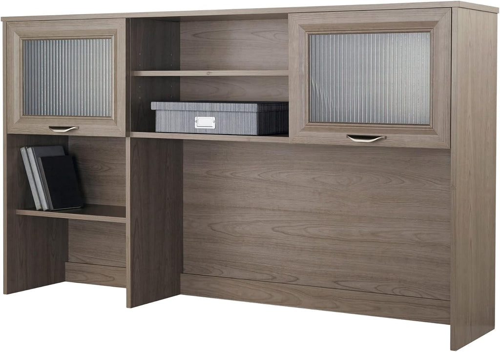 Realspace® Magellan 58'W Hutch For Corner Or L-Shaped Computer Desks, Gray