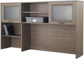 Realspace® Magellan 58'W Hutch For Corner Or L-Shaped Computer Desks, Gray
