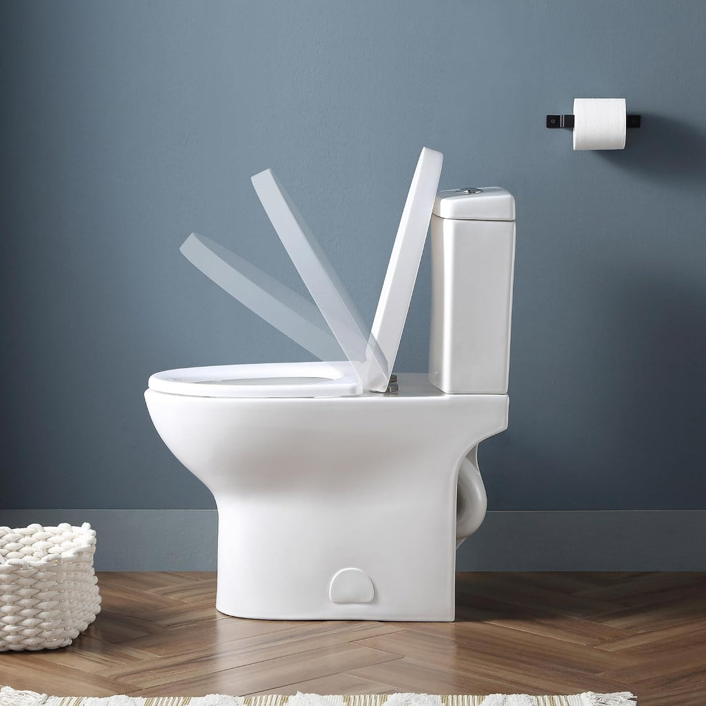 OVE Decors Beverly Two-Pieces Elongated Toilet White 2-Piece Toilet White