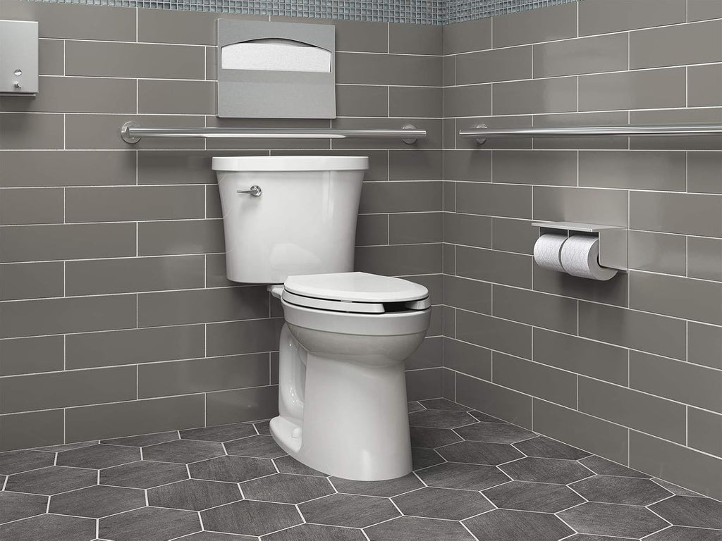 KOHLER Kingston™ Comfort Height® Two-Piece Elongated 1.28 Gpf Toilet with Left-Hand Trip Lever