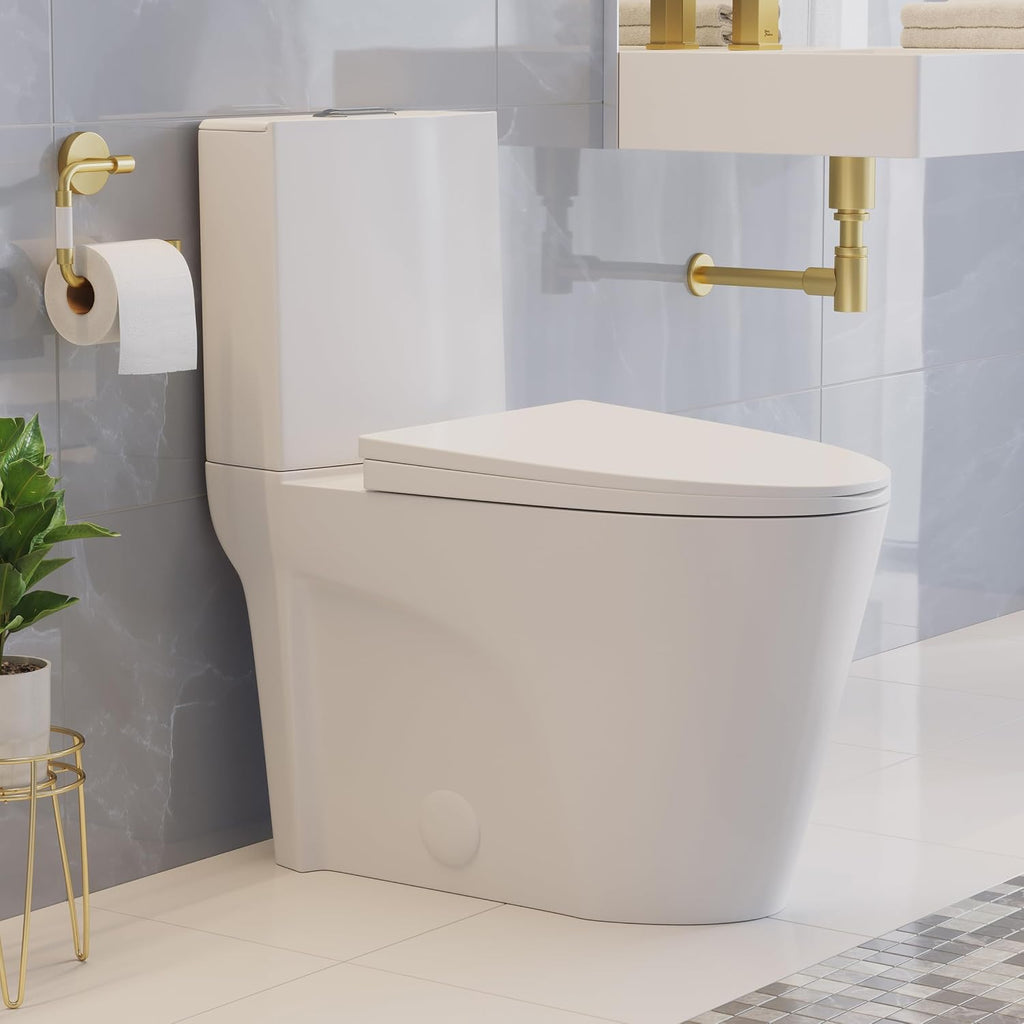 Swiss Madison St. Tropez Two-Piece Elongated Toilet Vortex™ Dual-Flush ADA Toilet 1.1/1.6 gpf