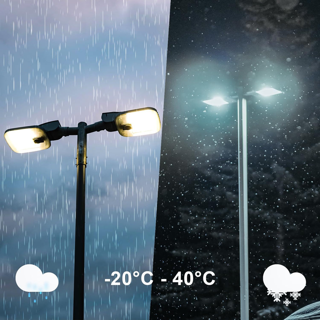 75W Shoebox LED Retrofit Kits, 10125LM 5000K, E39 Mogul Base, LED Retrofit Lights (350W MH/HPS Equivalent), Ideal for Parking Lots, Tennis Courts & Outdoor Street Lighting, ETL Listed (4-Pack)