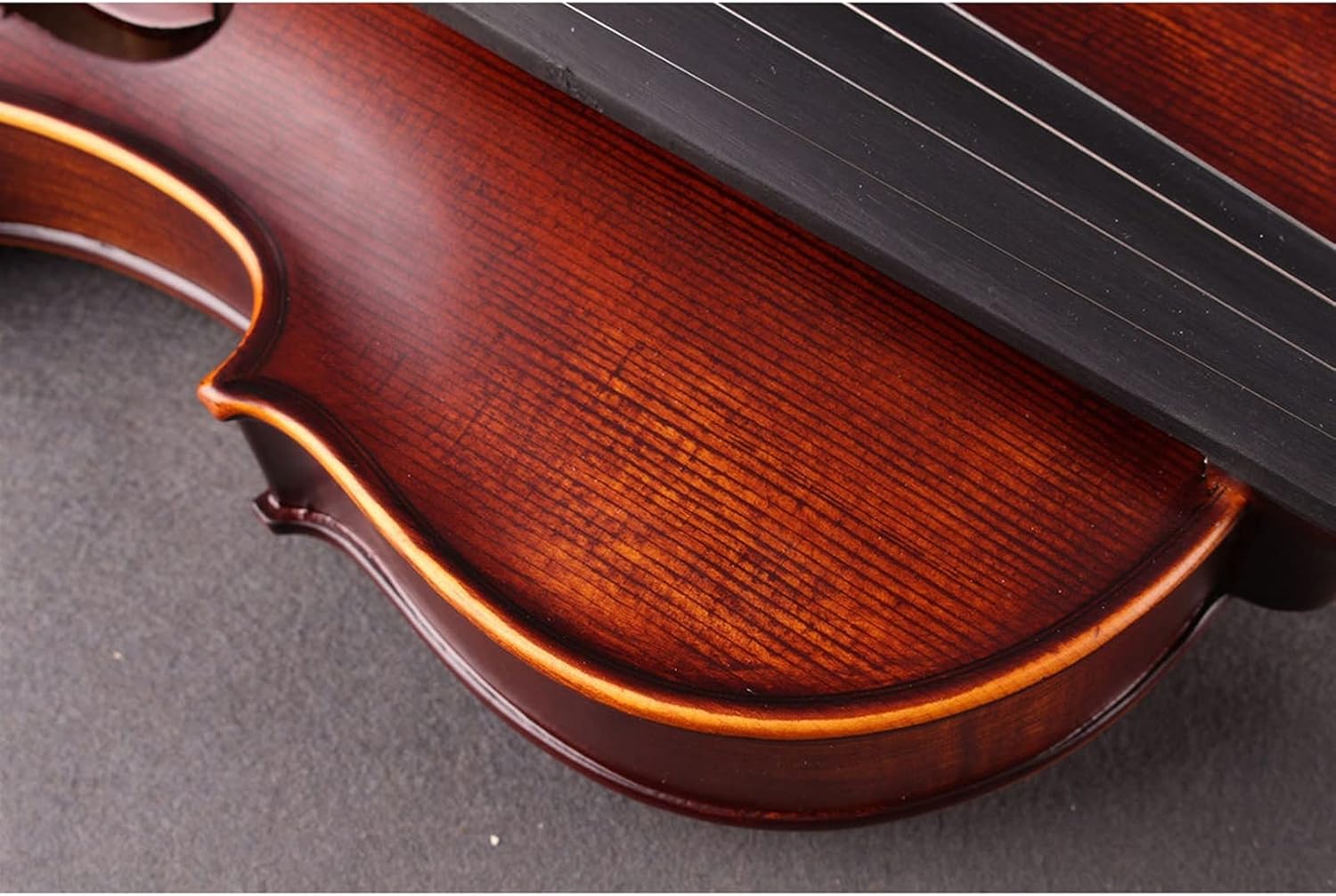TSTS Solid Wood Rubbed Violin All Handmade Beginner Children Adult Professional Violin Musical Instrument Adults Violins (Color : 1/2)